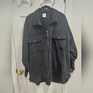 offline black corduroy